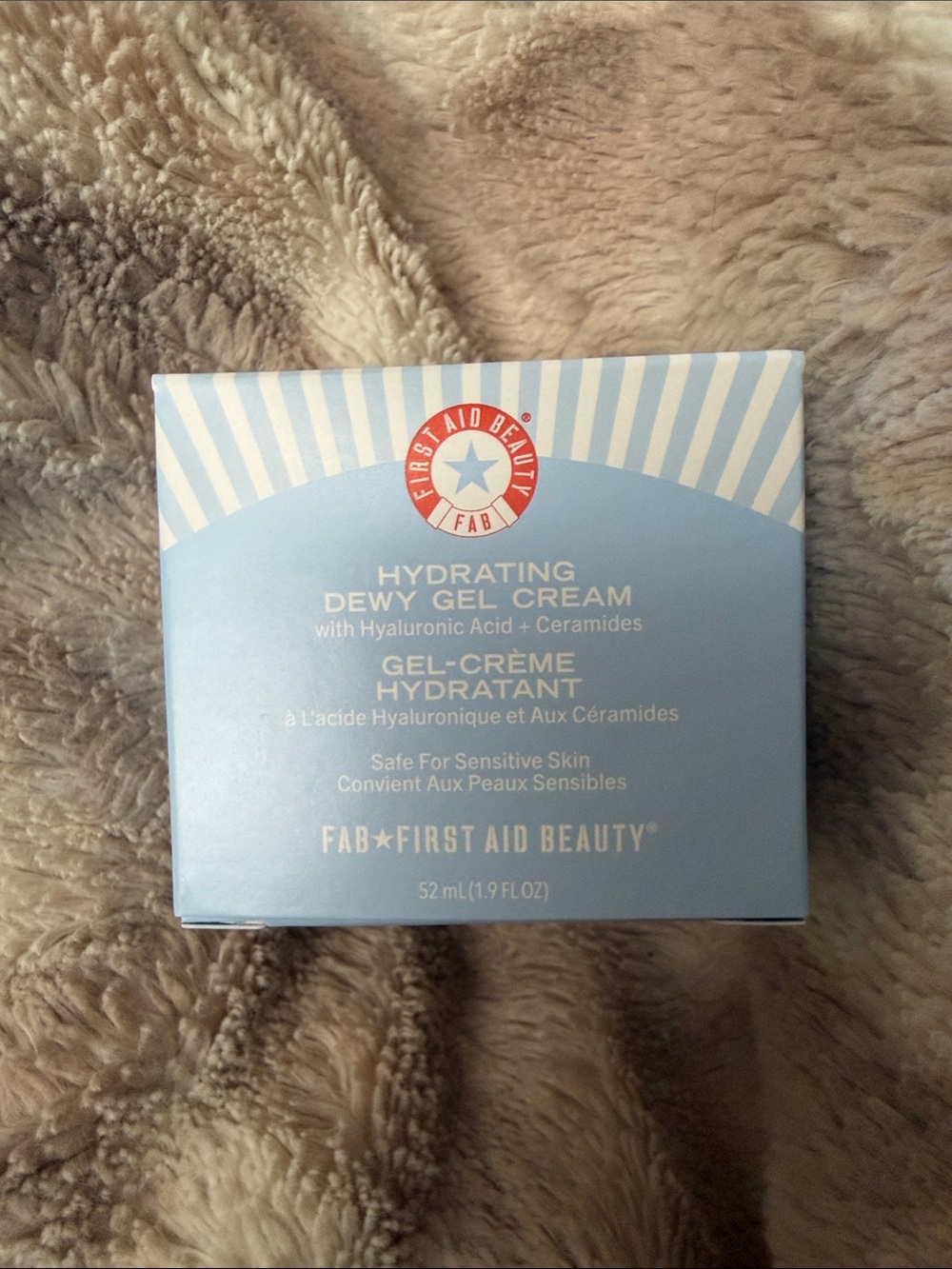 First Aid Beauty Hydrating Dewy Gel Cream - Light Blue New In box 1.9oz